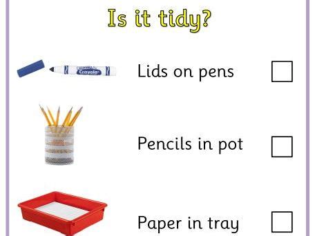 Tidy up checklist - EYFS classroom | Teaching Resources