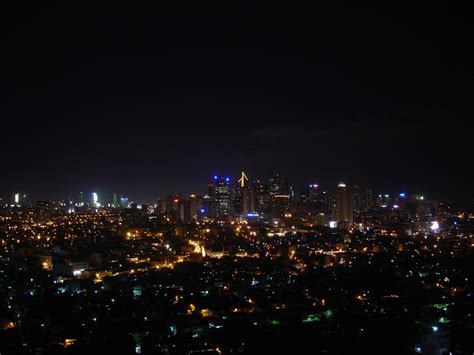 Makati Skyline at night in Manila, Philippines image - Free stock photo ...