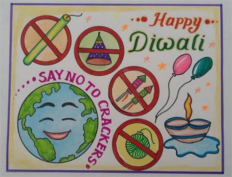 Diwali Poster Drawings 2023: Easy and Simple Diwali Posters and Drawing ...