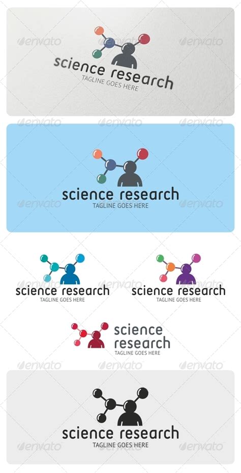 Science Research Logo Template by bicone | GraphicRiver