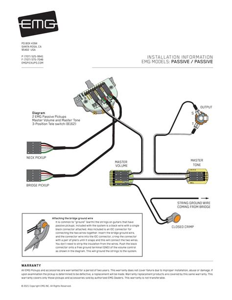 Emg Pickups Wiring Diagrams