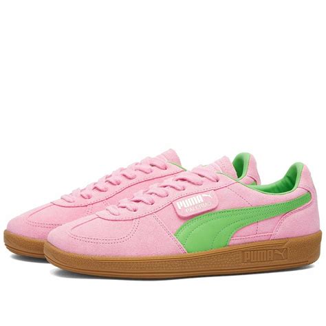 Puma Palermo Sneakers in Pink Delight/Puma Green/Gum Puma