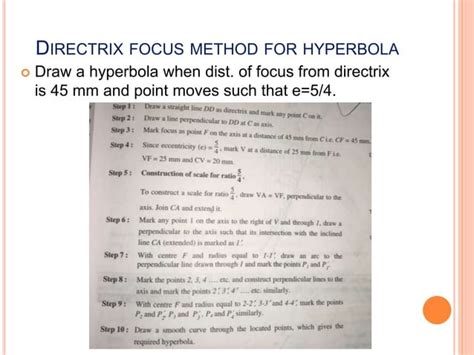 Parabola, hyperbola and its applications | PPT