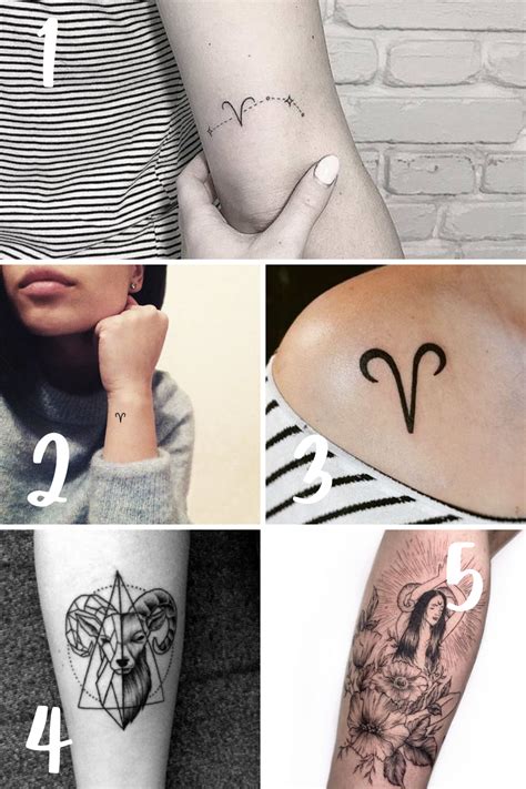 47 Aries Tattoo Ideas Full of Fire and Fun - Tattoo Glee