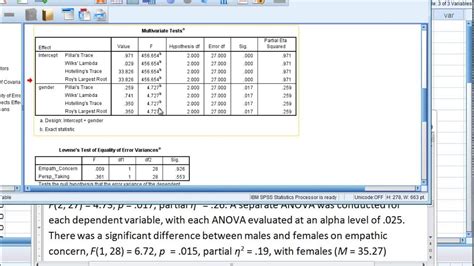 Multivariate Analysis Of Variance Manova In Spss Tutorial Spss | sexiezpix Web Porn