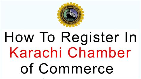 How To Register In Karachi Chamber of Commerce-How To Become a Member ...