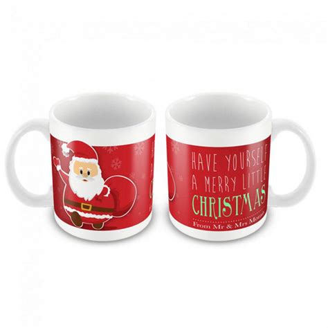 Personalised Mugs, Christmas By Able Labels