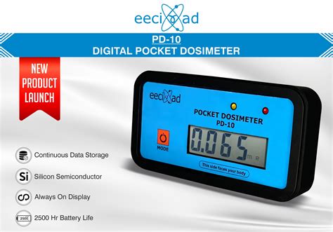 PD-10 Digital Pocket Dosimeter: Portable Radiation Monitoring | EECI