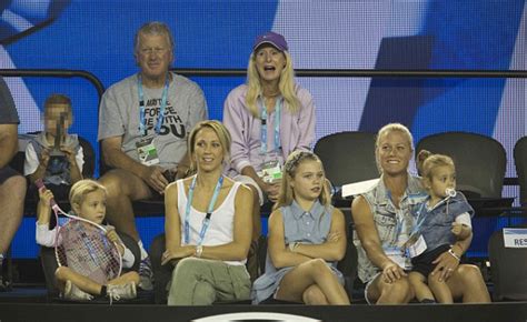 Lleyton Hewitt's family support the tennis star at Kids Tennis Day in Melbourne | Daily Mail Online