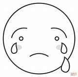 Sad Face Coloring Pages Printable sketch template