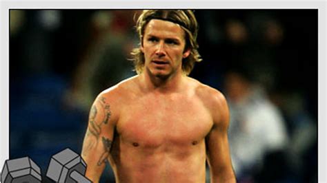 David Beckham's Abs!