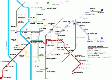 Sevilla Map - Detailed City And Metro Maps Of Sevilla For Download ...