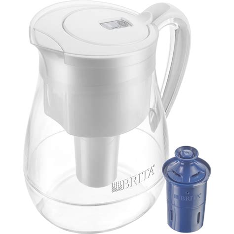 Brita Monterey Longlast Filter Water Filter Pitcher, 10 Cup - White - Walmart.com - Walmart.com