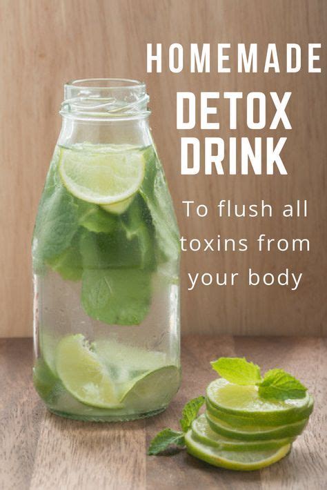 Homemade Detox Drink to Flush Out from your Body | j | Detox drinks, Detox cleanse drink ...