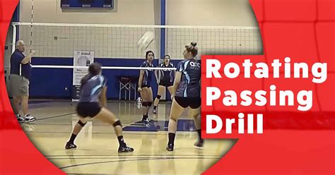 Rotating passing drill with Russ Rose - The Art of Coaching Volleyball