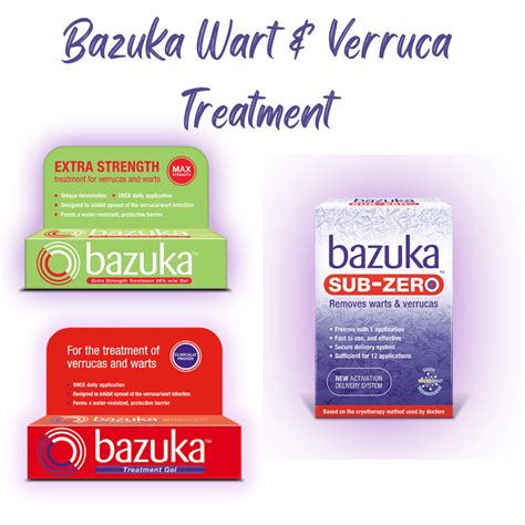 Bazuka Wart & Verruca SUB-ZERO & Gel Treatments Brand New Pick Your Now | eBay