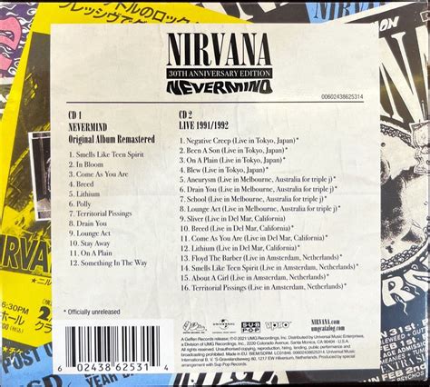 Nirvana : Nevermind Deluxe Edition 2CD, Hobbies & Toys, Music & Media ...