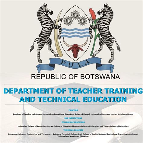 Department of Teacher Training and Technical Education | Gaborone