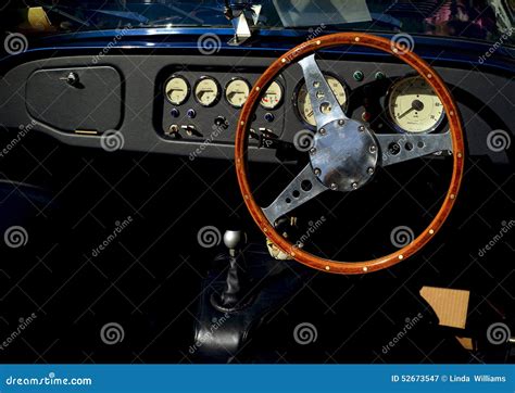 Classic Morgan Automobile Interior Editorial Photography - Image of manual, restore: 52673547