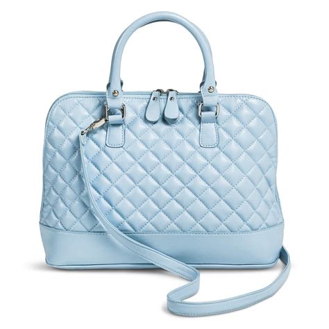 Women's Quilted Satchel Handbag - Light Blue | Quilted handbags, Blue handbags, Blue satchel