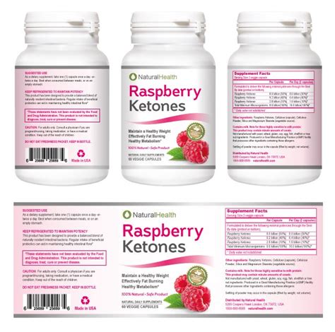 Raspberry Ketones Supplement Label Template - dlayours Blog