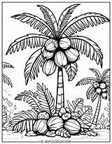20 Printable Coconut Coloring Pages For FREE Download sketch template
