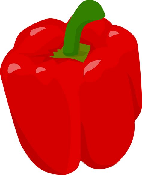 Big Image - Red Bell Pepper Clipart - Png Download - Full Size Clipart (#170815) - PinClipart