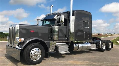 NEW Legendary Grey Metallic 2018 Peterbilt 389 X15 565hp 2050 - YouTube