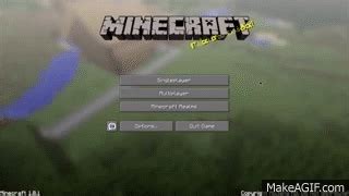 Minecraft Tutorial | How To Create A Custom Menu Background on Make a GIF