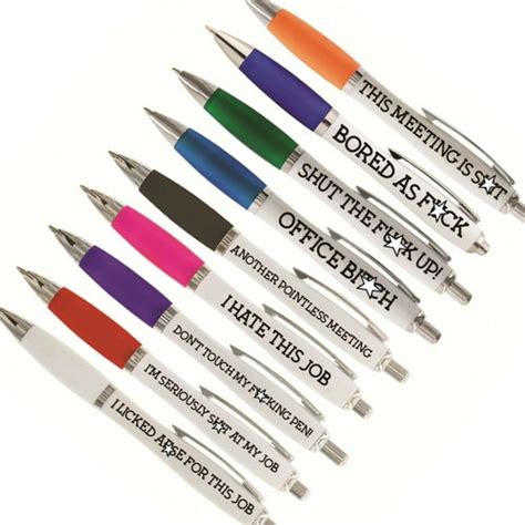 Funny Pens Office Cheeky Novelty Stationary Humour Rude - Etsy