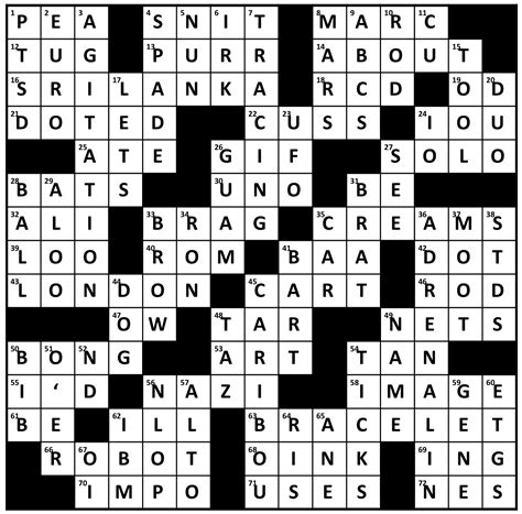 Crossword Puzzle Answers – Issue 6 | The Pioneer