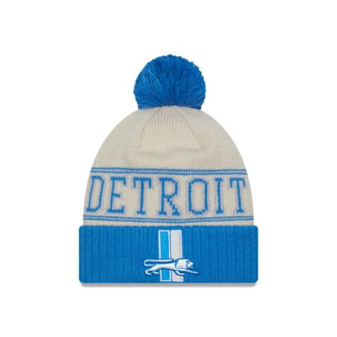 Detroit Lions Throwback Knit Hat - Vintage Detroit Collection