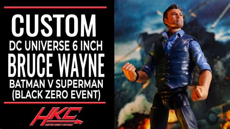 BVS BRUCE WAYNE Black Zero Event 6 inch DC Universe Classics Custom action figure by HKC - YouTube