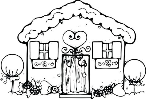 Christmas House Coloring Pages at GetColorings.com | Free printable ...