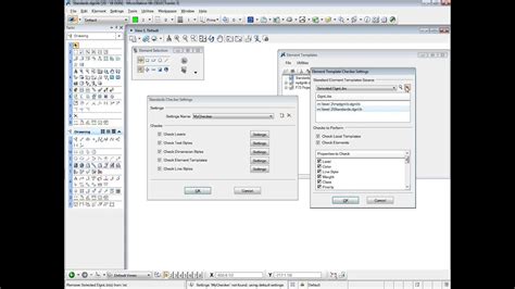 Intermediate Bentley Microstation V8i Tutorial | Using the Standards Checker - YouTube