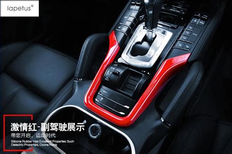 Accessories For Porsche Cayenne 2012 2017 ABS Central Decoration Frame Lid Molding Cover U Trim ...