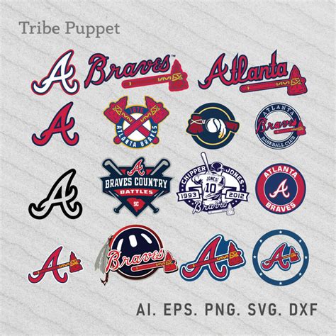 Atlanta Braves Logo vector Set - MasterBundles