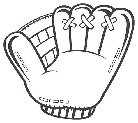 Royalty Free Baseball Glove On White Clip Art, Vector Images ...