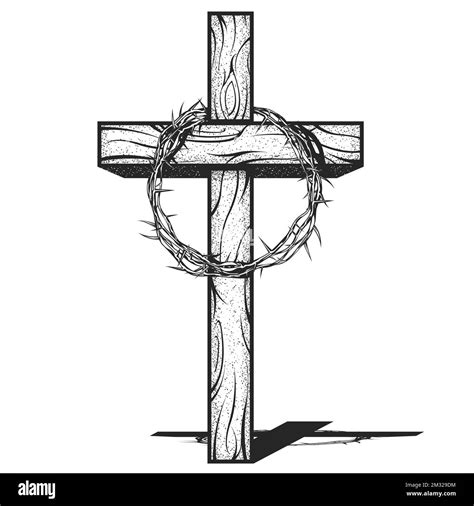 Crown Of Thorns With Cross Clipart