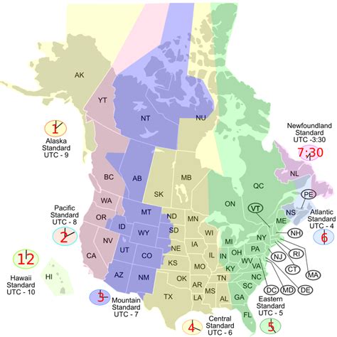 55 Photos Best Canada Time Zones Map