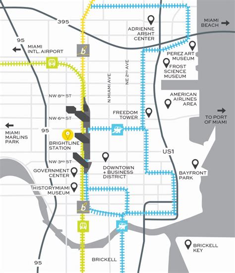 Miami Train Station | Brightline Transit - Brightline Florida Map ...