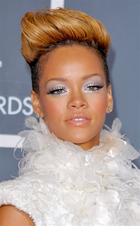 Rihanna from Grammy Awards Hair Evolutions | E! News