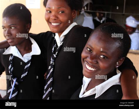 Girls at school in Ndola, Zambia Stock Photo - Alamy