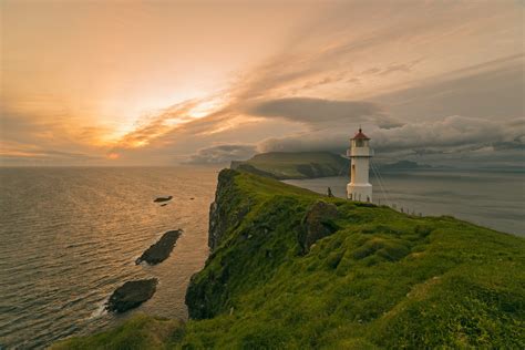 Mykines Lighthouse, Faroe Islands