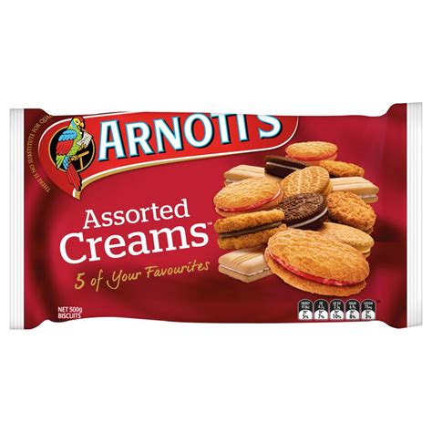 Arnotts Assorted Creams Biscuits 500g | Winc