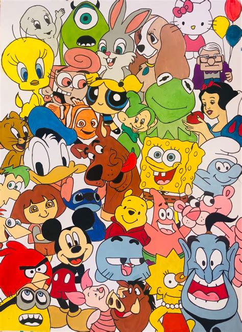 Cartoon characters | Disney schizzi, Disegni semplici, Disegni artistici