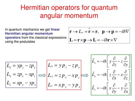 PPT - Angular momentum in quantum mechanics PowerPoint Presentation ...