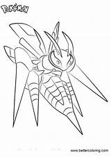 Mega Pokemon Metagross Coloring Pages Sketch Coloring Page sketch template