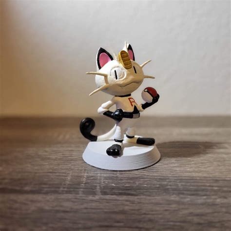 Team Rocket Meowth 3D Printed - Etsy