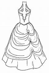 Ball Gown Coloring Pages Coloring sketch template